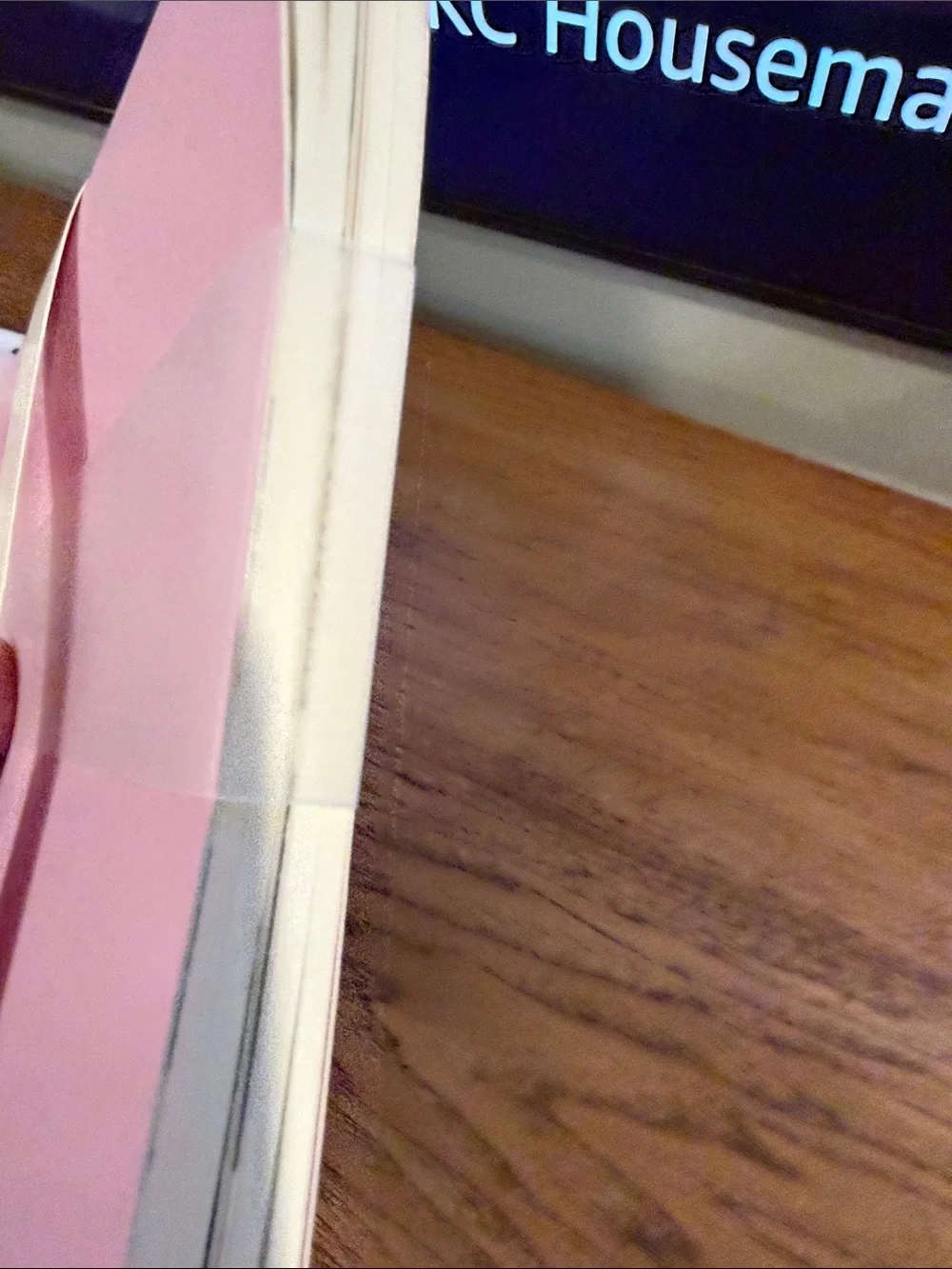 Papyrus branded pink
